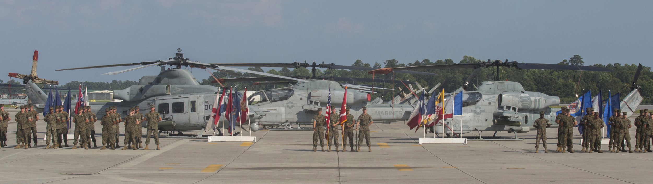 hmla-467 sabers marine light attack helicopter squadron deactivation ceremony mcas new river 2016