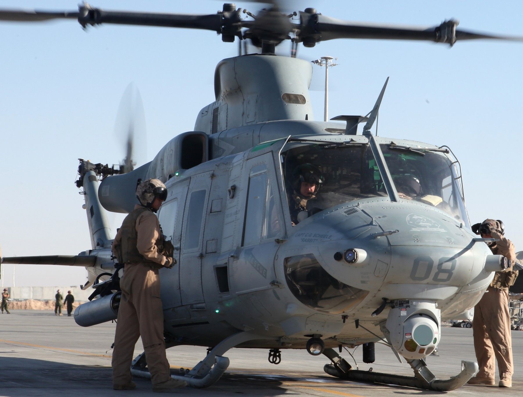 hmla-469 vengenace marine light attack helicopter squadron uh-1y venom camp bastion afghanistan 07