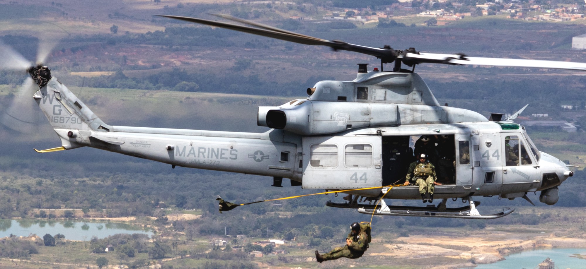 hmla-773 red dog marine light attack helicopter squadron uh-1y venom unitas lxii brazil 69