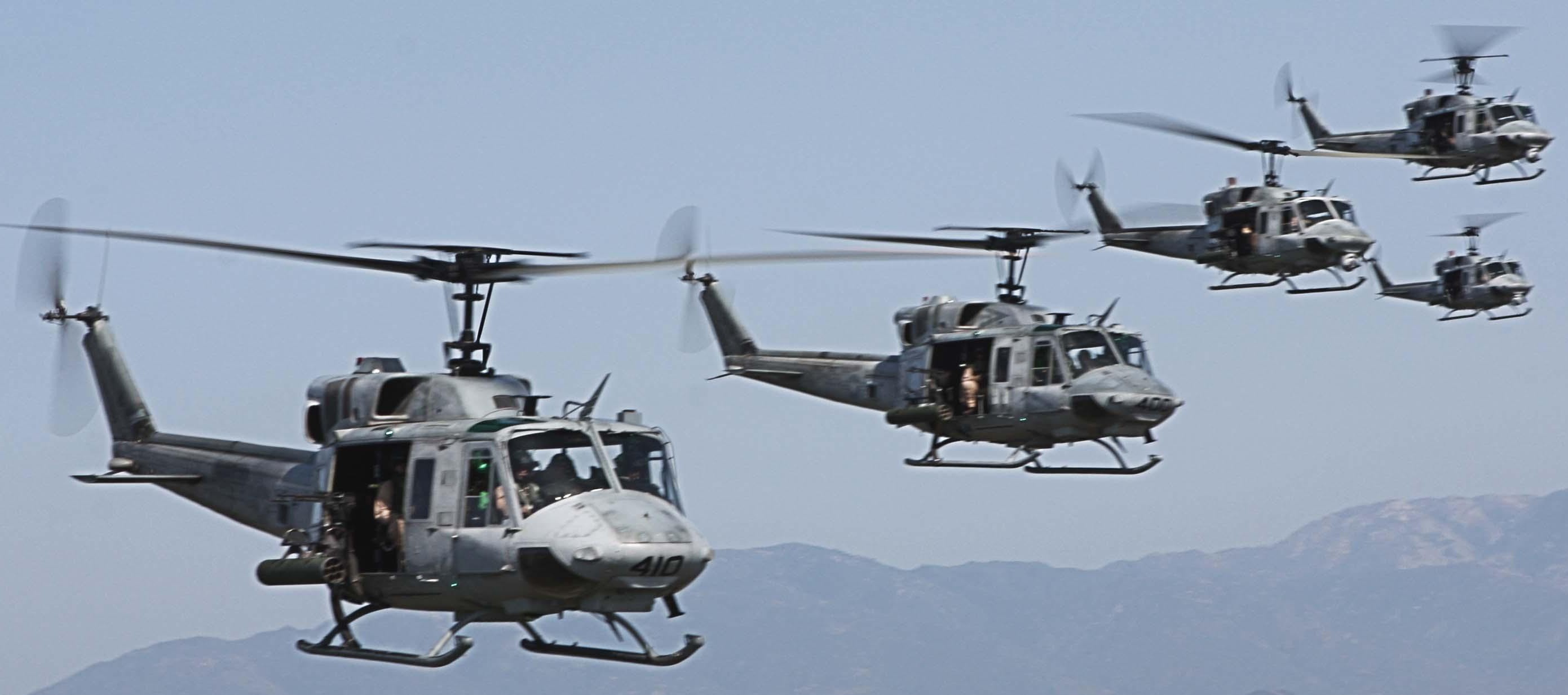 hmlat-303 atlas marine light attack helicopter training squadron uh-1n twin huey camp pendleton 05