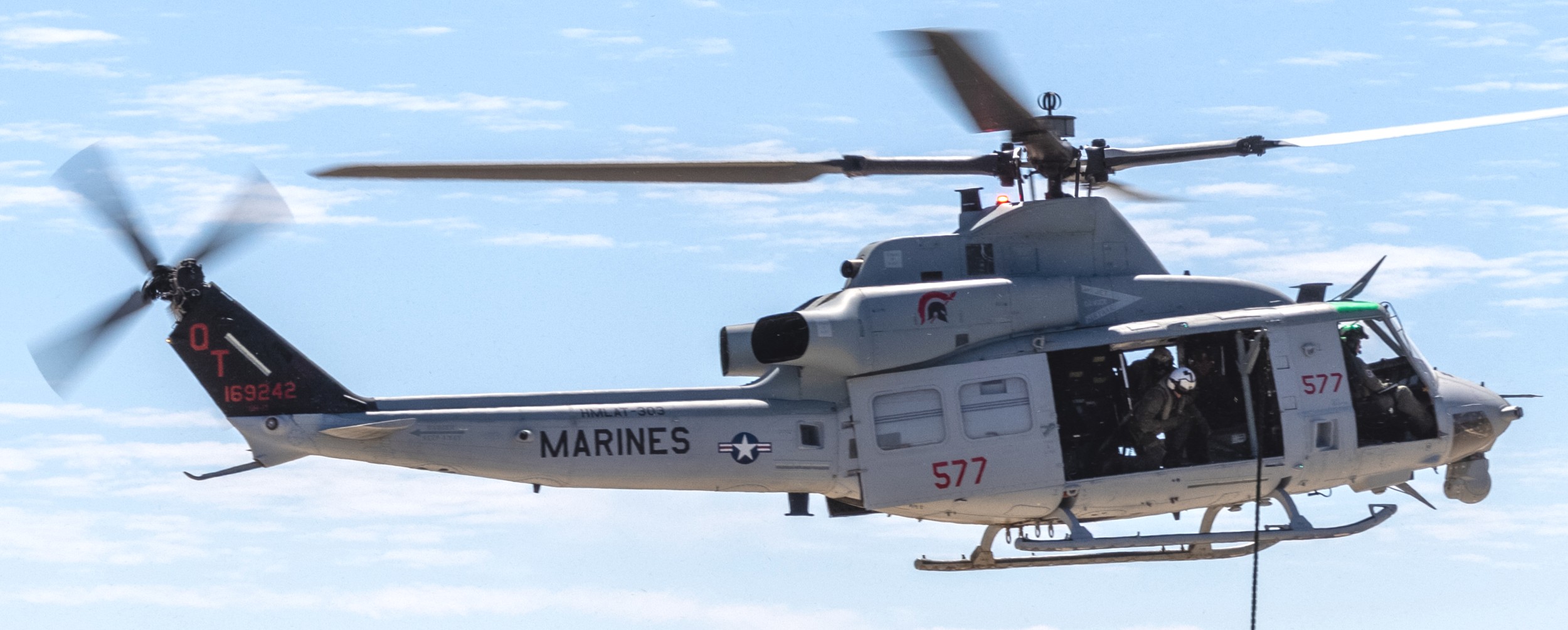 hmlat-303 atlas marine light attack helicopter training squadron uh-1y venom 50