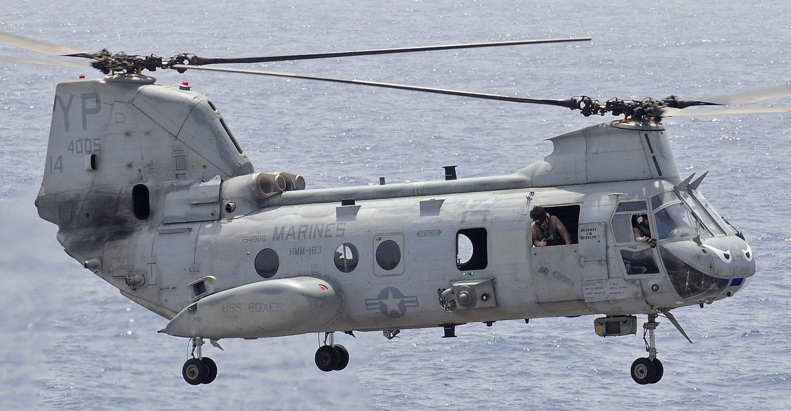 hmm-163 evil eyes marine medium helicopter squadron ch-46e sea knight usmc 37