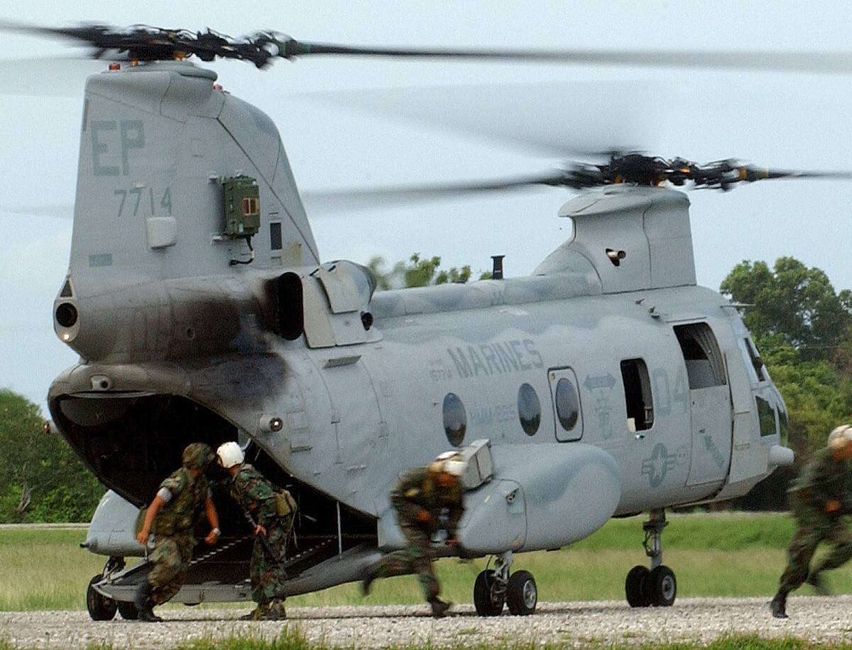 hmm-265 dragons ch-46e sea knight marine medium helicopter squadron usmc exercise cobra gold thailand 05