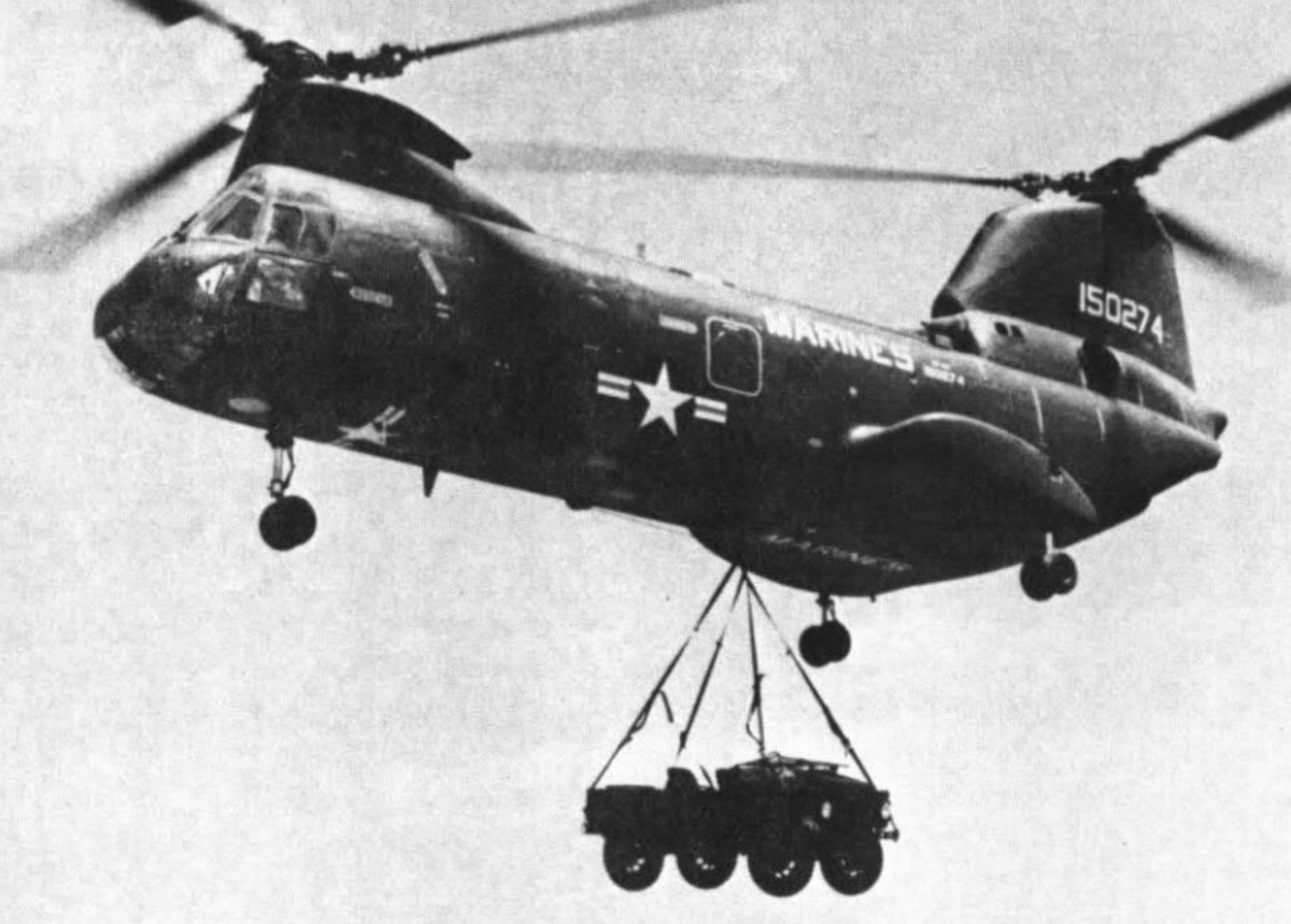 hmm-265 dragons ch-46a sea knight marine medium helicopter squadron usmc vietnam war 57