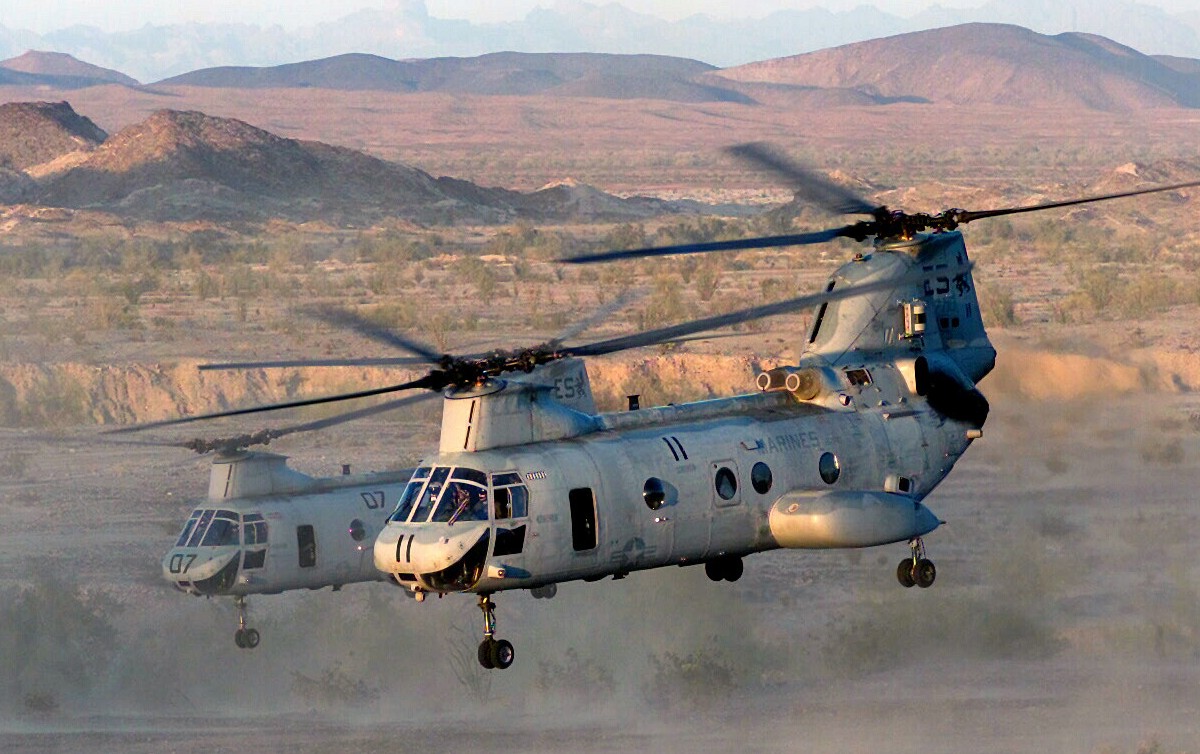 hmm-266 fighting griffins ch-46e sea knight marine medium helicopter squadron usmc mcas yuma arizona 04