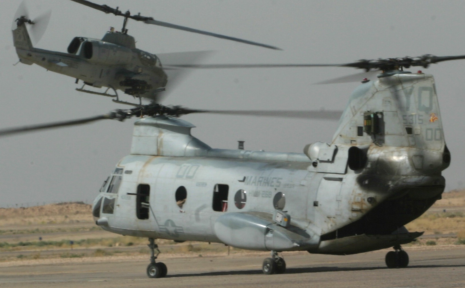 hmm-268 red dragons ch-46e sea knight marine medium helicopter squadron usmc iraq 21