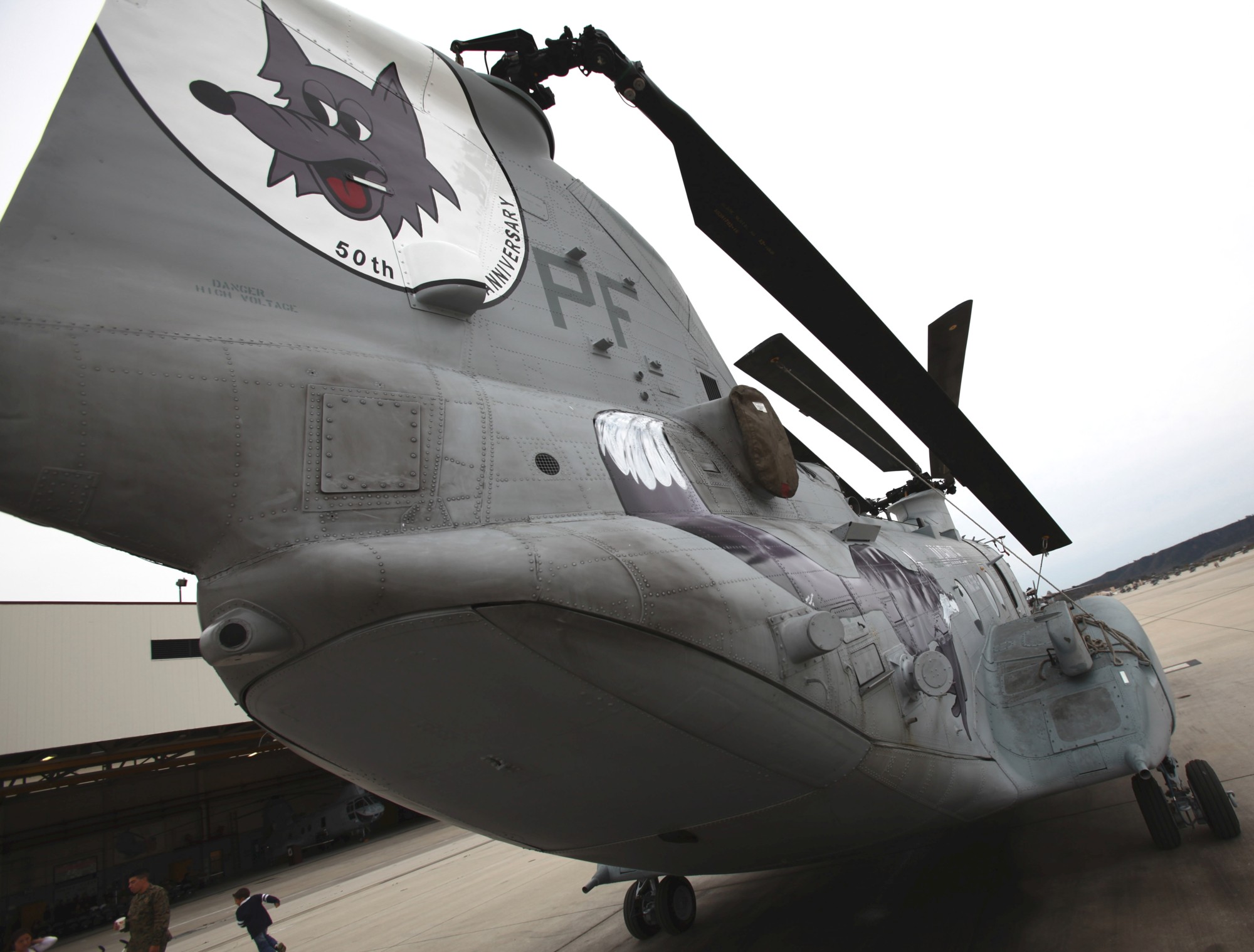 hmm-364 purple foxes ch-46e sea knight marine medium helicopter squadron usmc camp pendleton 12