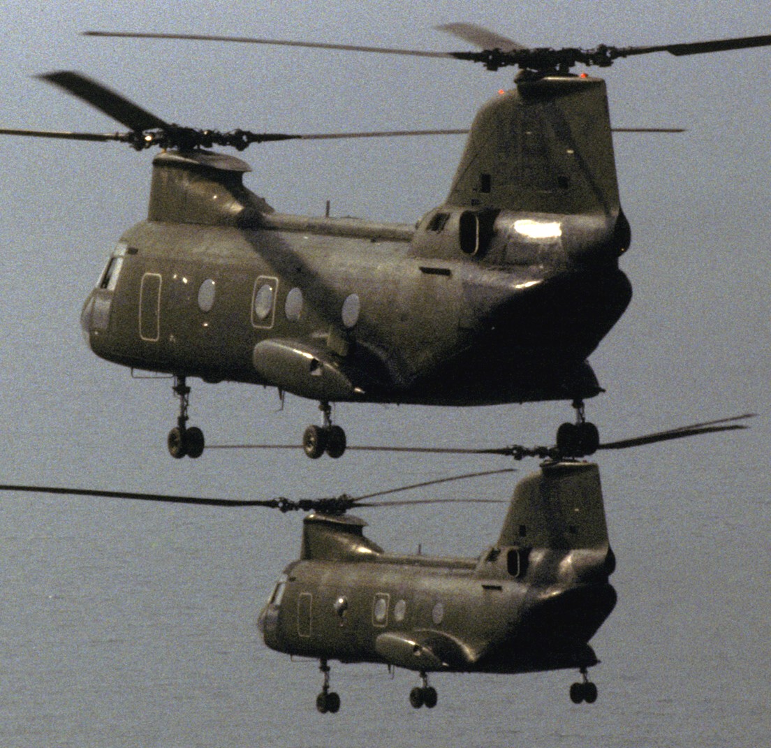 hmm-774 moonlight ch-46e sea knight marine medium helicopter squadron usmc 1985