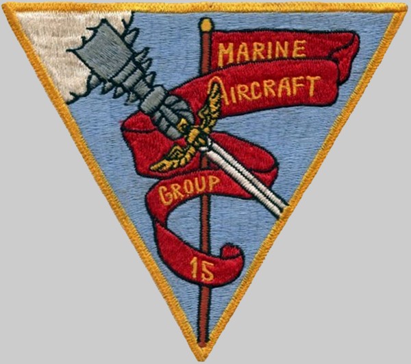 marine aircraft group mag-15 insignia crest patch badge usmc