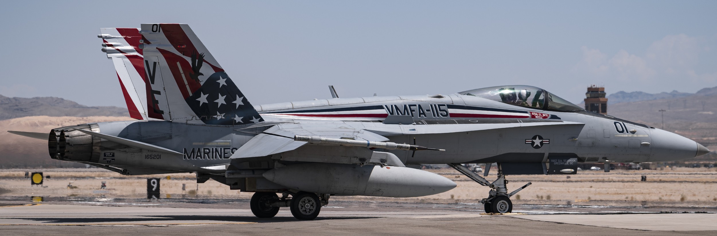 vmfa-115 silver eagles marine fighter attack squadron usmc f/a-18c hornet exercise red flag 21-3 nellis afb nevada 238