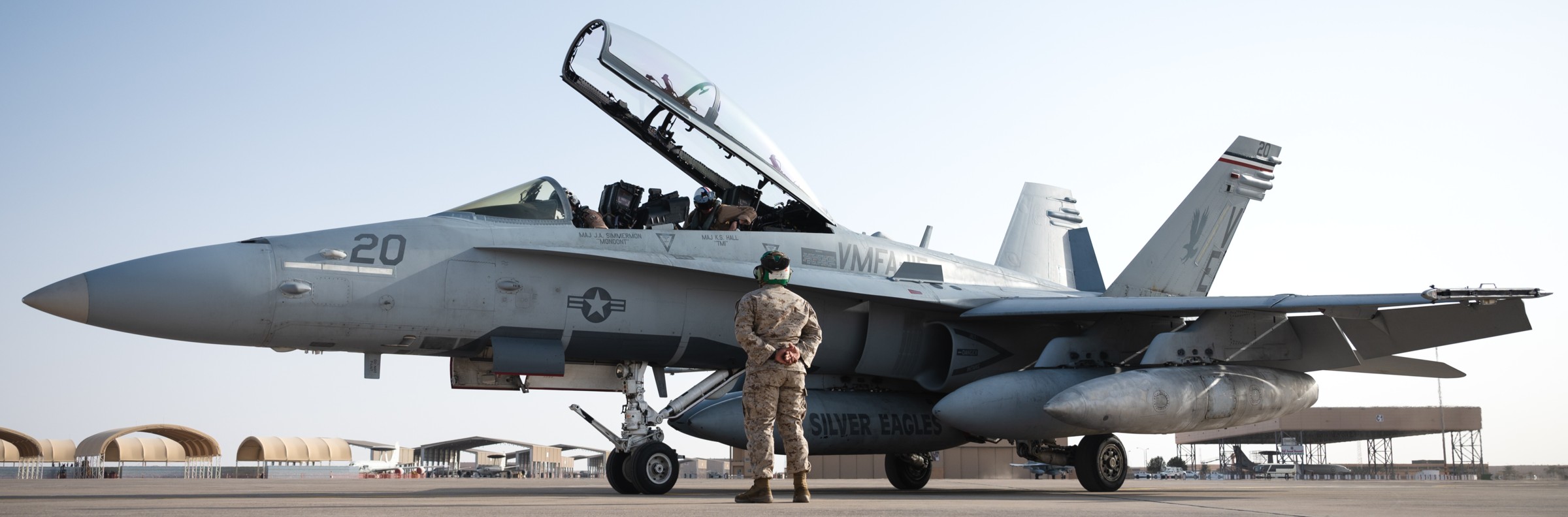 vmfa-115 silver eagles marine fighter attack squadron f/a-18d hornet prince sultan airbase 2022 239