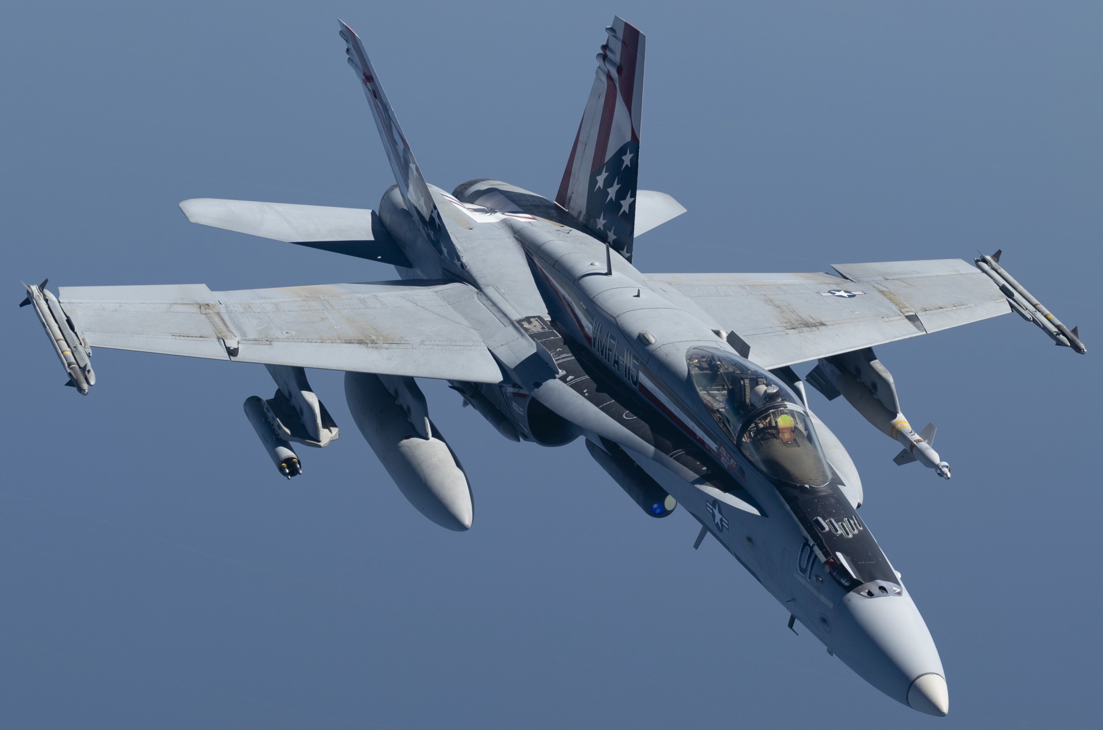 vmfa-115 silver eagles marine fighter attack squadron f/a-18c hornet centcom aor 246