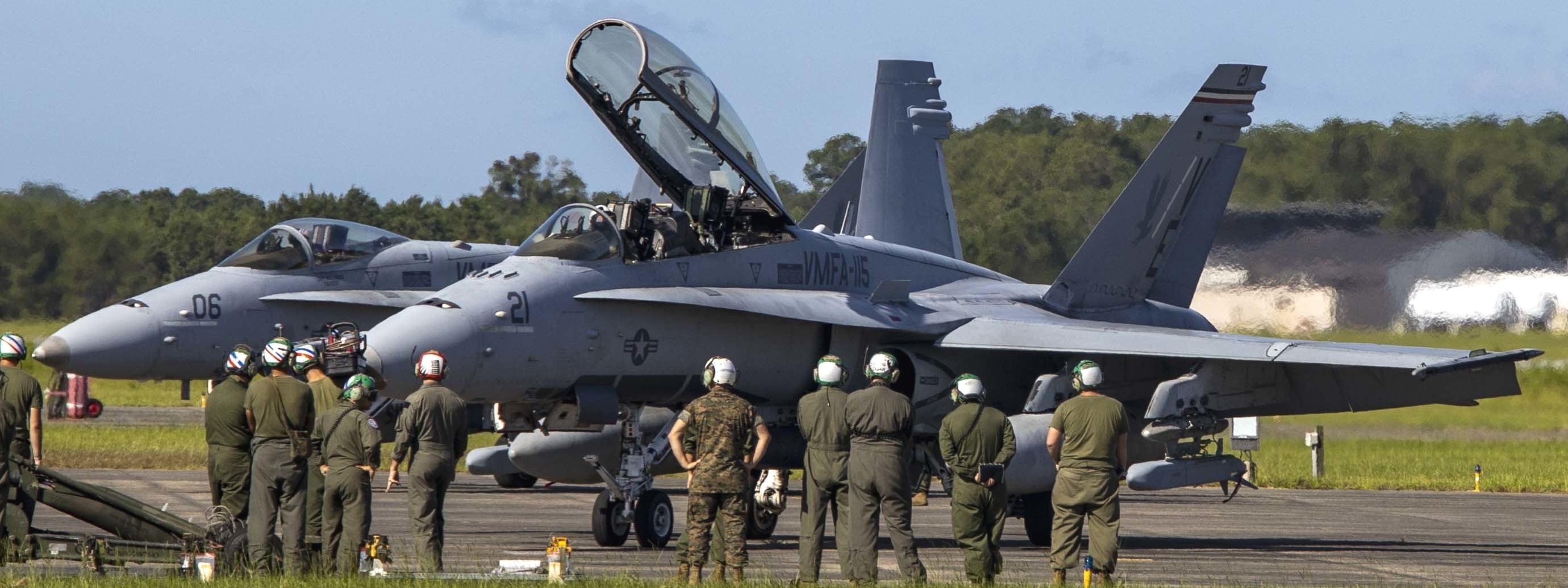 vmfa-115 silver eagles marine fighter attack squadron f/a-18d hornet mcas beaufort 2022 248