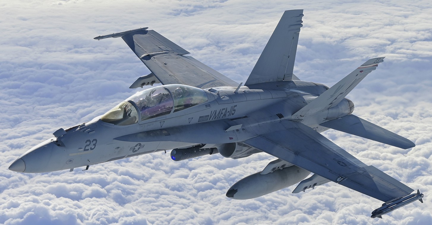 vmfa-115 silver eagles marine fighter attack squadron f/a-18d hornet northern strike 2023 michigan 250