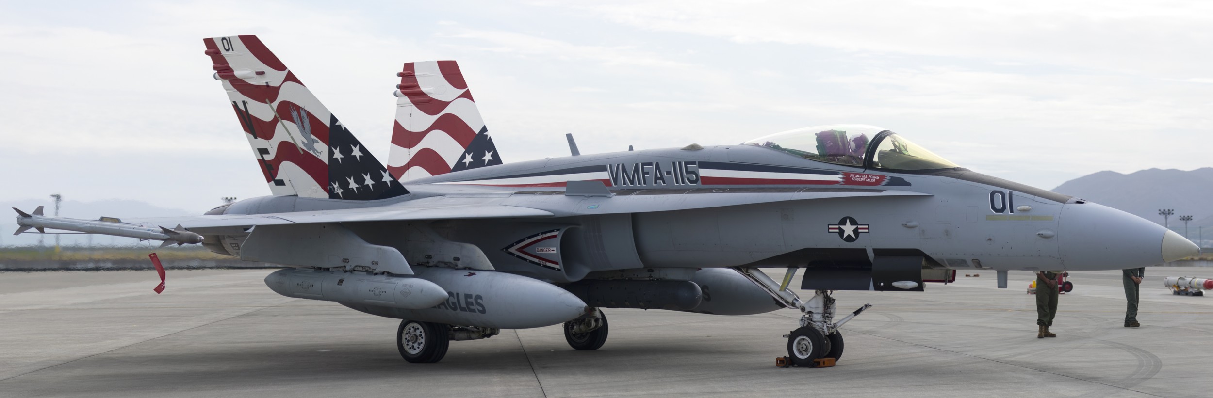 vmfa-115 silver eagles marine fighter attack squadron f/a-18c hornet iwakuni japan 254