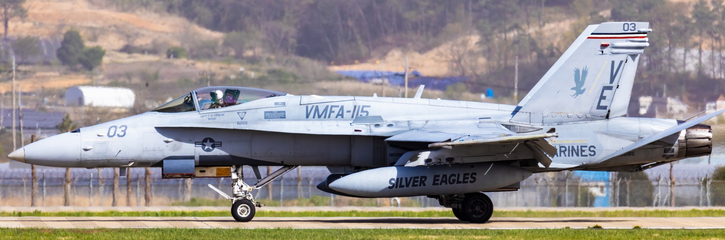 vmfa-115 silver eagles marine fighter attack squadron f/a-18c hornet gwangju air base korea 2023 261