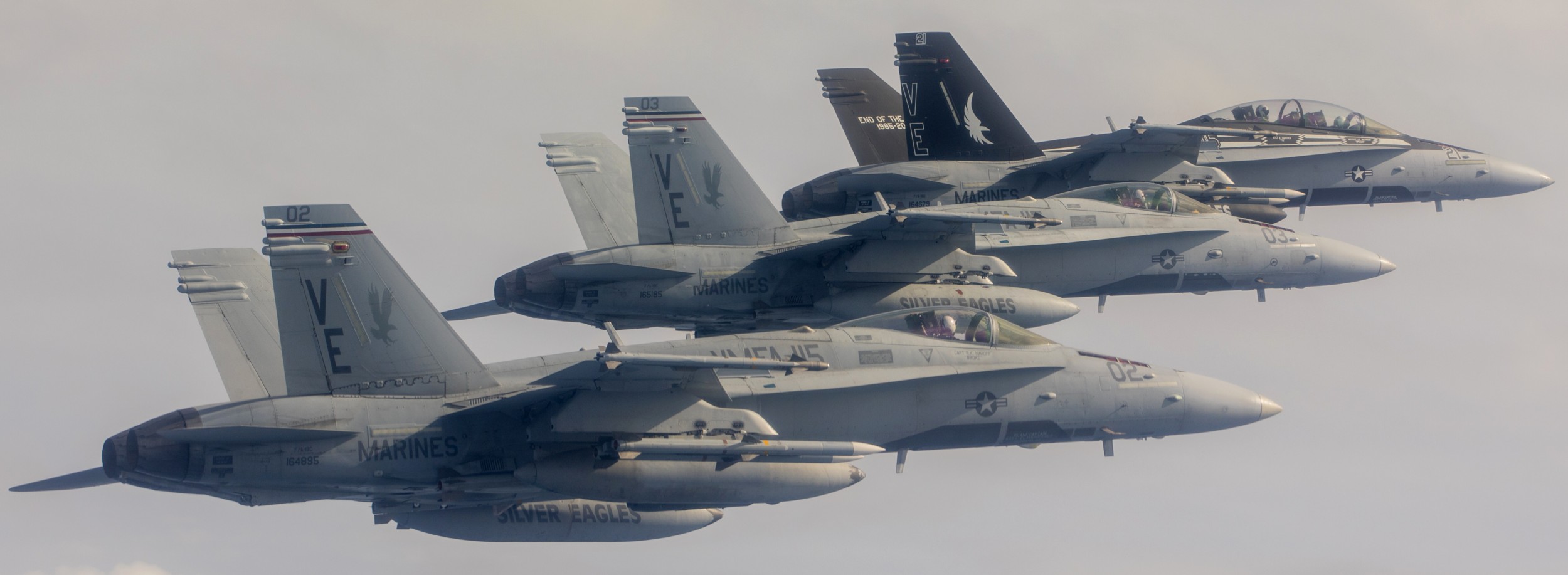 vmfa-115 silver eagles marine fighter attack squadron f/a-18d hornet east china sea 271