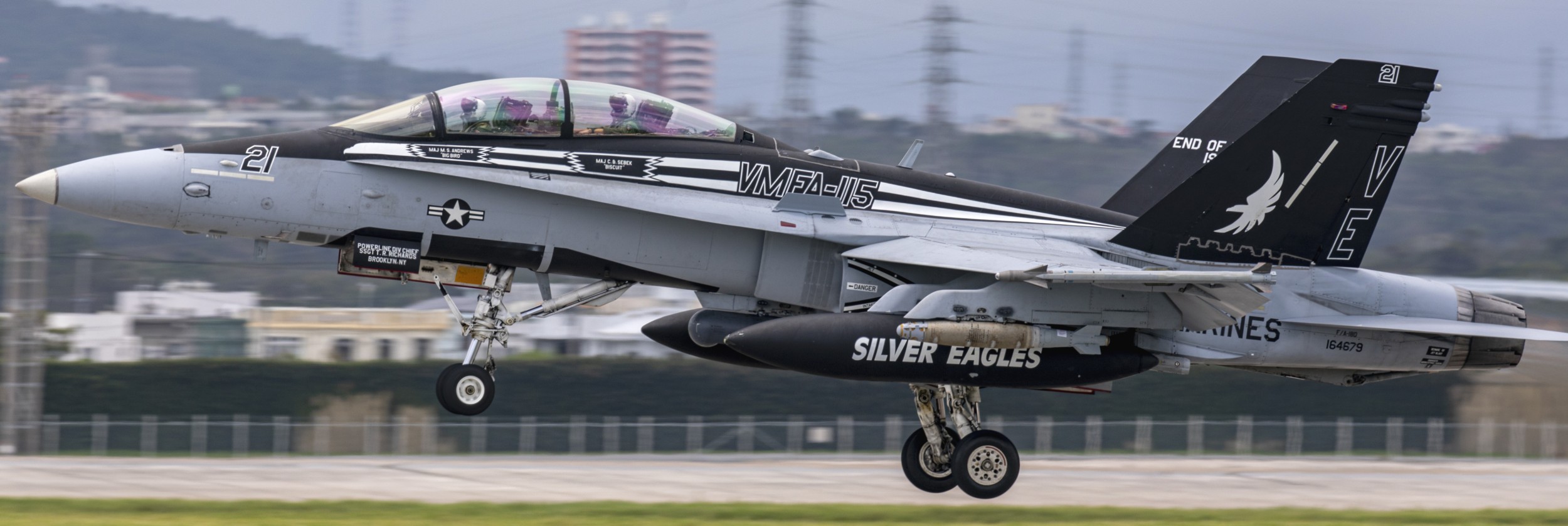 vmfa-115 silver eagles marine fighter attack squadron f/a-18d hornet kadena air base 2023 290