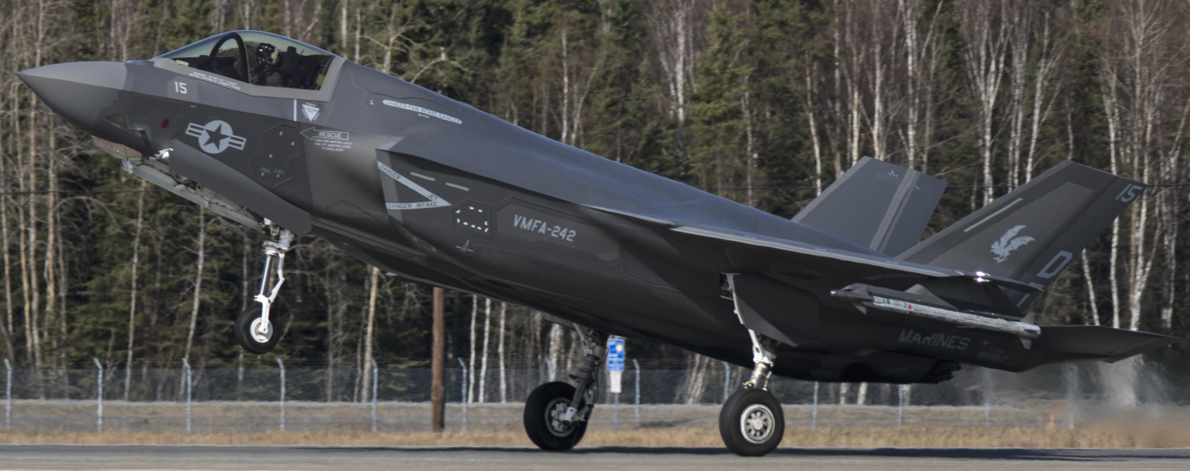 vmfa-242 bats marine fighter attack squadron f-35b lightning ii eielson air force base alaska 2022 44