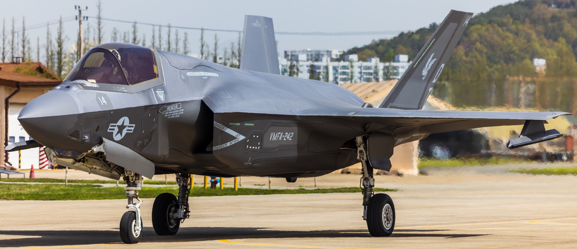 vmfa-242 bats marine fighter attack squadron f-35b lightning ii gwangju air base korea 2023 75