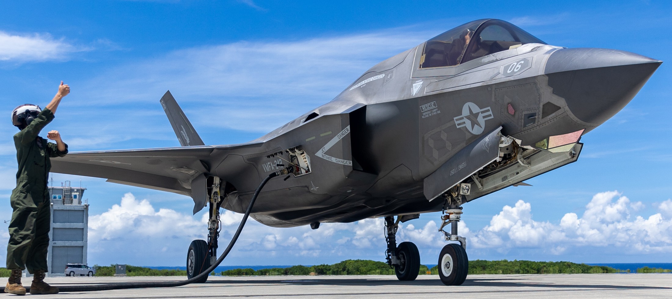 vmfa-242 bats marine fighter attack squadron f-35b lightning ii ie shima island japan 103