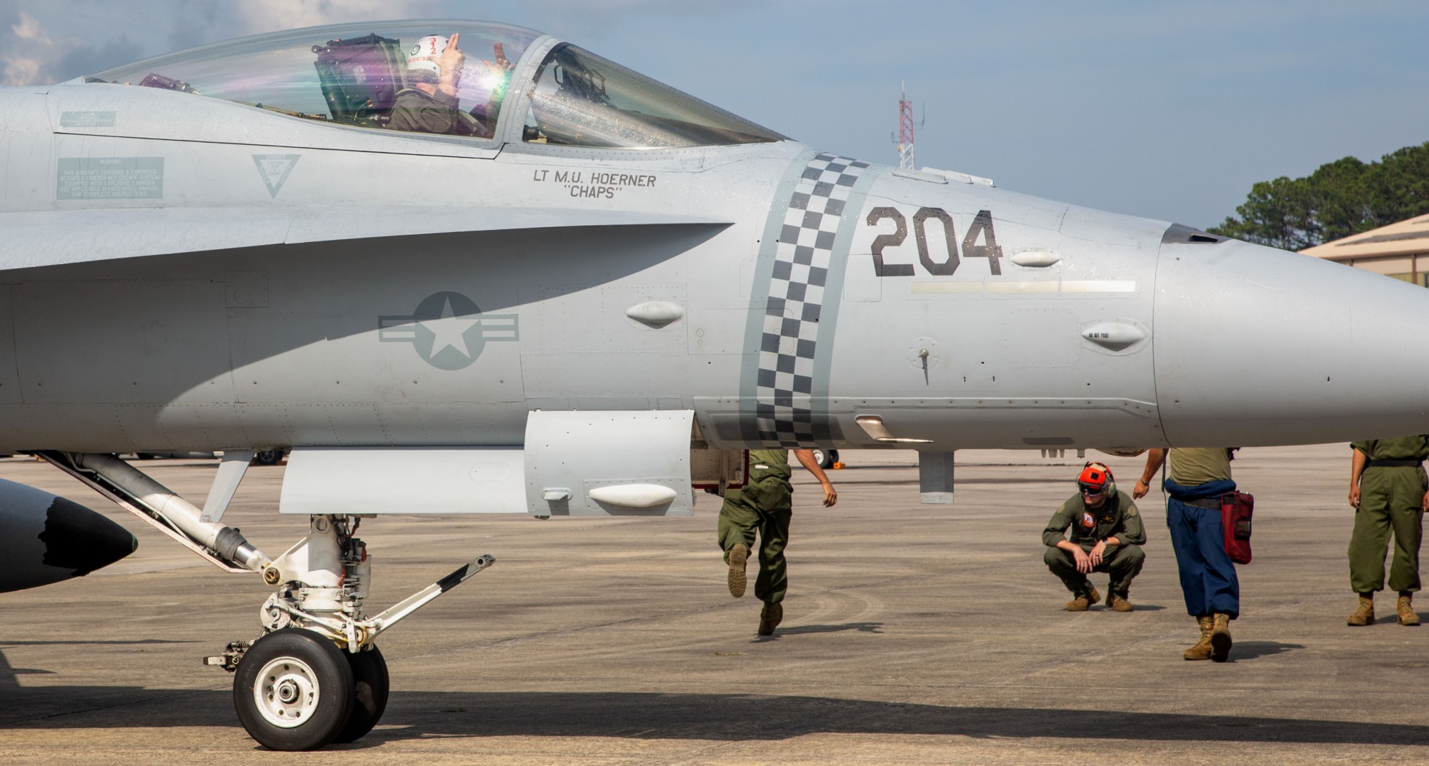 vmfa-312 checkerboards marine fighter attack squadron f/a-18c hornet mcas beaufort south carolina 205