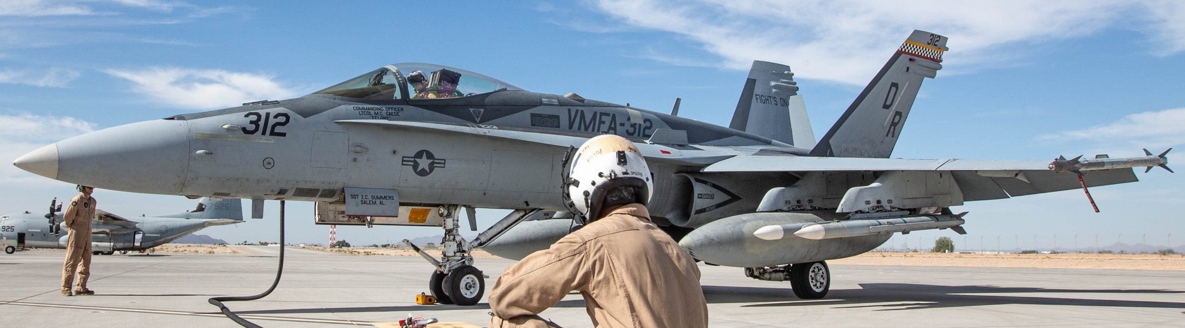 vmfa-312 checkerboards marine fighter attack squadron f/a-18c hornet mcas yuma 2024 207