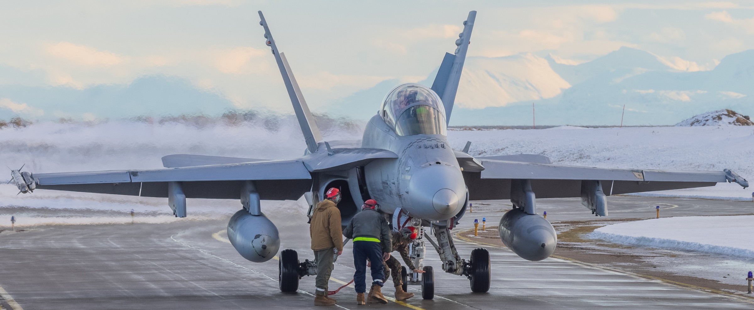 vmfa-312 checkerboards marine fighter attack squadron f/a-18d hornet exercise nordic response andoya air station norway 211