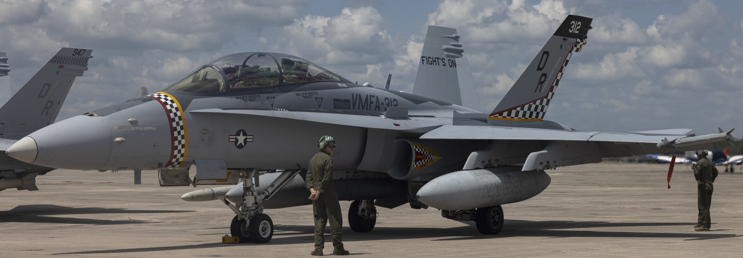 vmfa-312 checkerboards marine fighter attack squadron f/a-18d hornet cecil airport florida 2024 224