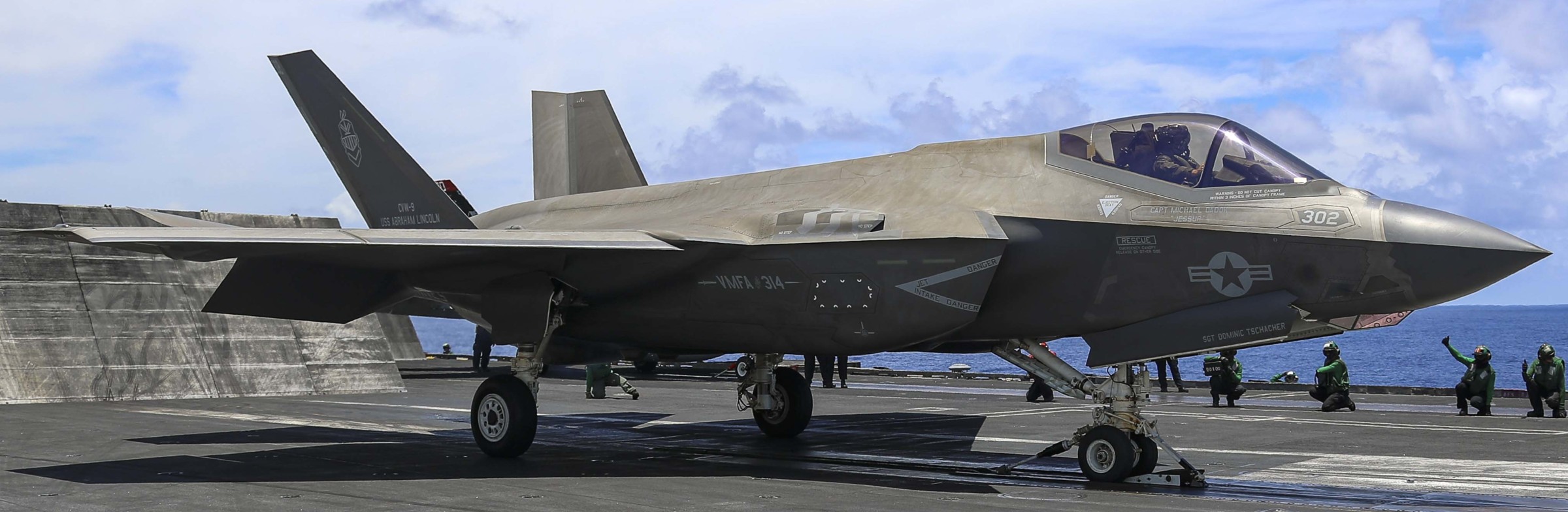 vmfa-314 black knights marine fighter attack squadron f-35c lightning ii cvn-72 uss abraham lincoln 144