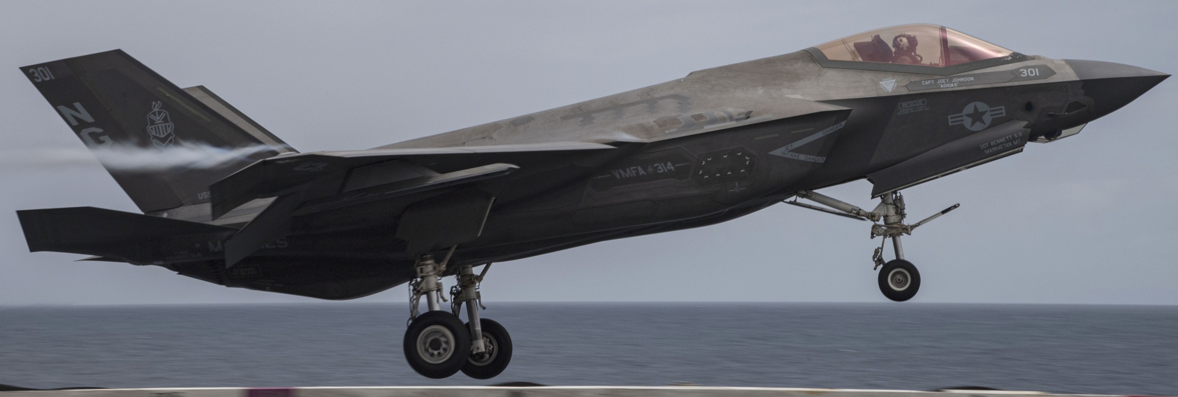 vmfa-314 black knights marine fighter attack squadron f-35c lightning ii cvn-72 uss abraham lincoln 2024 173