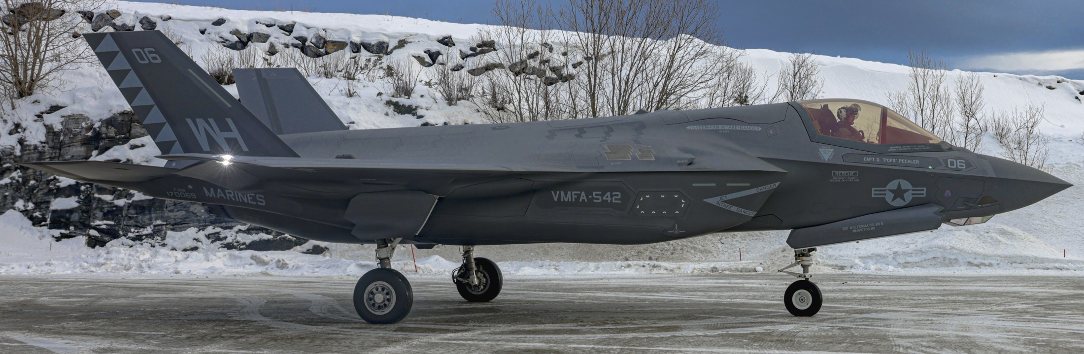 vmfa-542 tigers marine fighter attack squadron f-35b lightning ii exercise northern response norway 2024 33