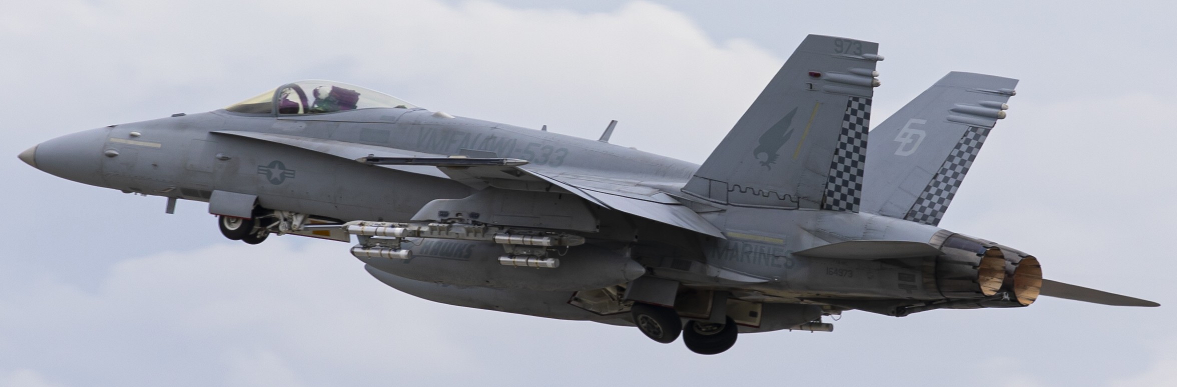 vmfa(aw)-533 hawks marine fighter attack squadron f/a-18c hornet mcas iwakuni japan udp 133