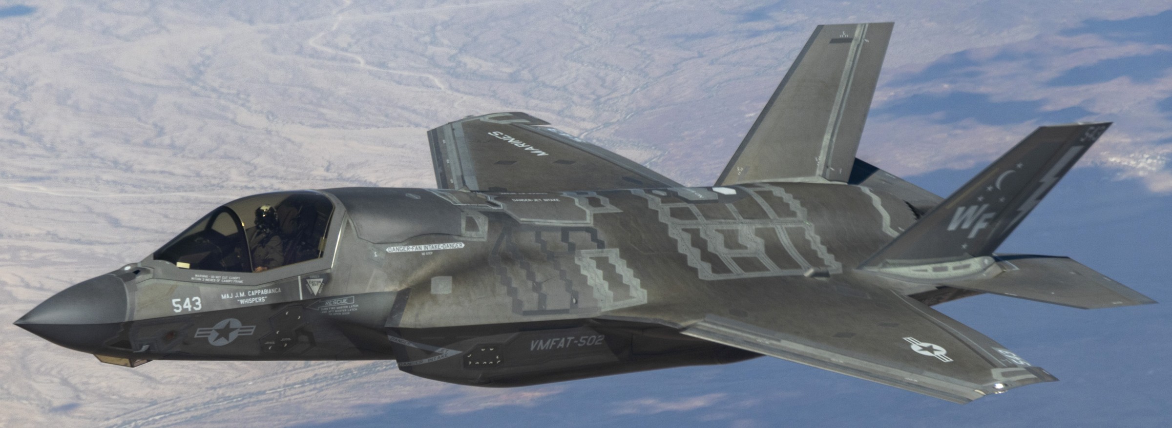 vmfat-502 flying nightmares marine fighter attack training squadron f-35b lightning ii 18