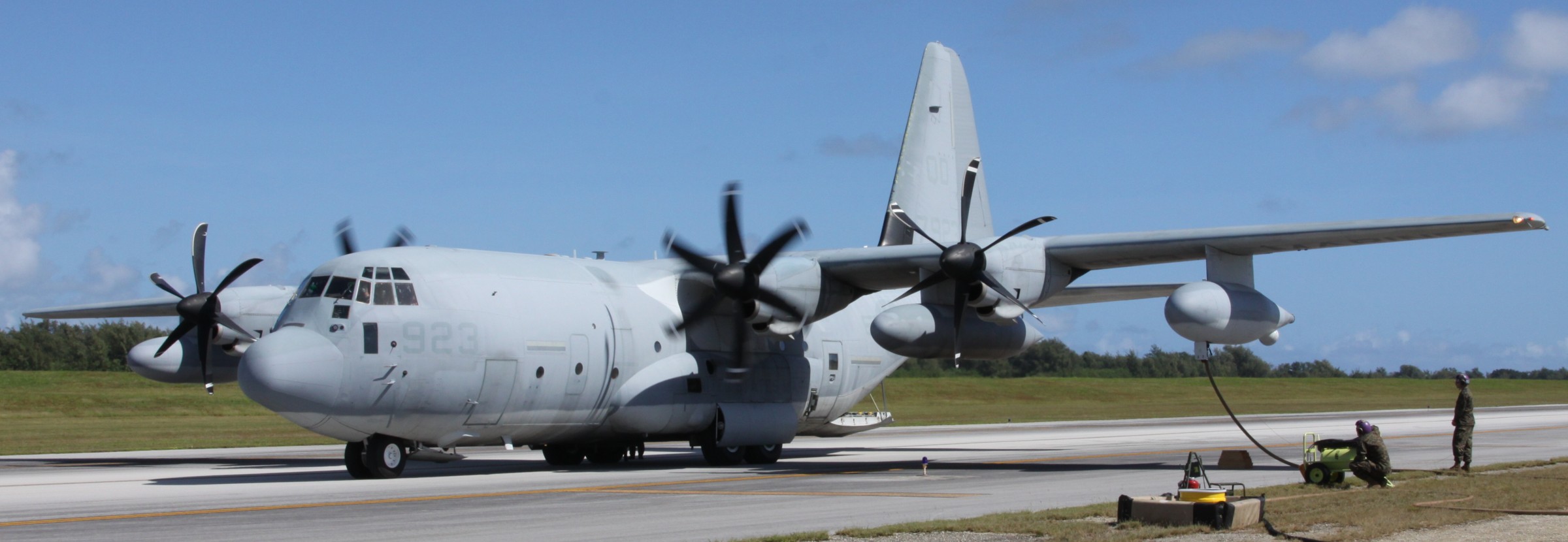 vmgr-152 sumos marine aerial refueler transport squadron kc-130j super hercules exercise forager fury tinian 2012