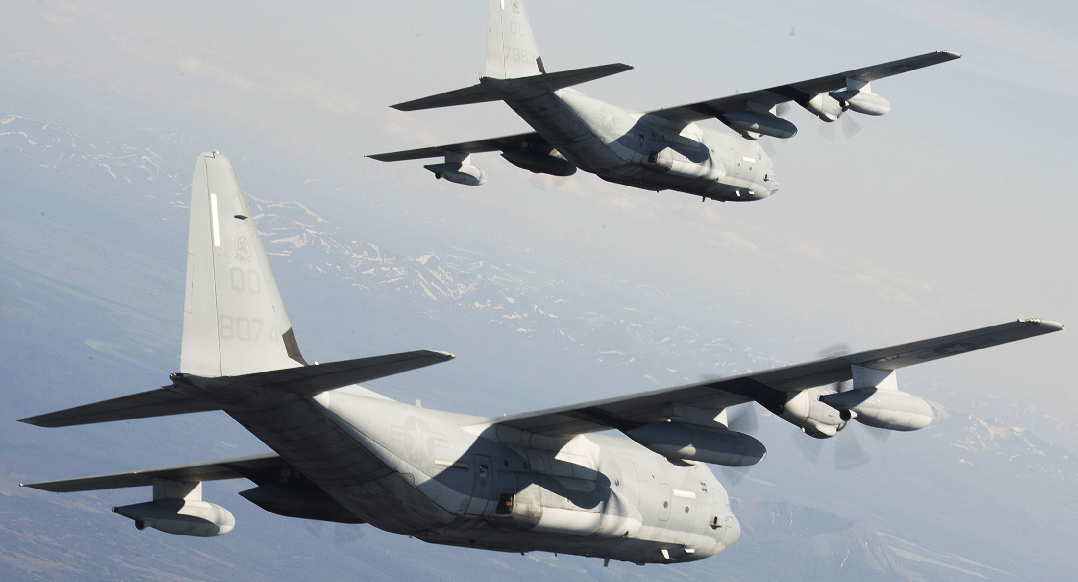 vmgr-152 sumos marine aerial refueler transport squadron kc-130j super hercules exercise kodiak mace 2016 alaska