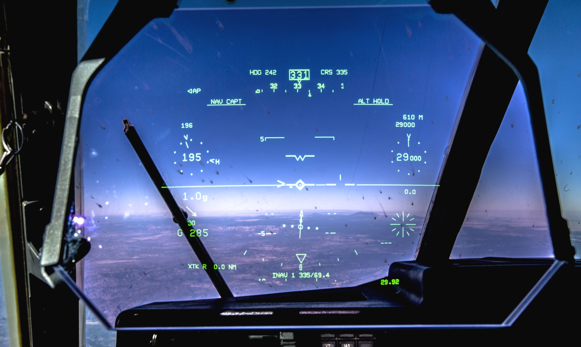 vmgr-152 sumos marine aerial refueler transport squadron kc-130j super hercules hud head-up display 49