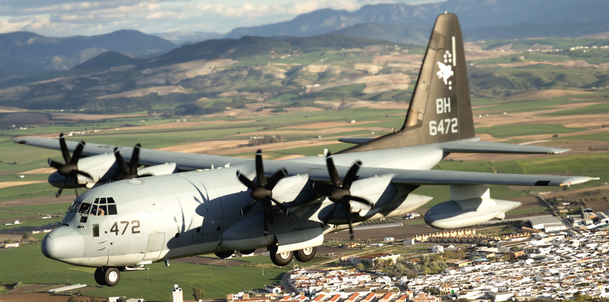 vmgr-252 otis marine aerial refueler transport squadron kc-130j super hercules usmc moron air base spain 34