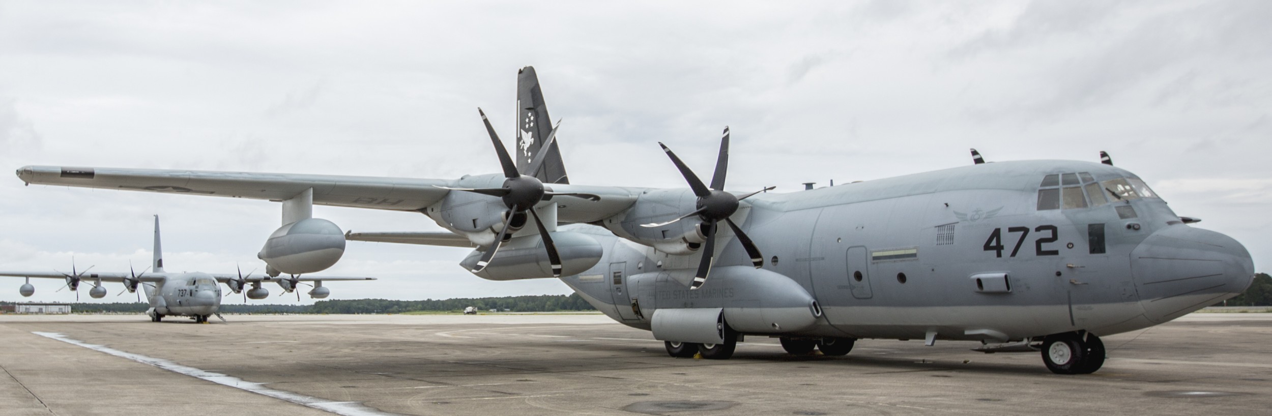 vmgr-252 otis marine aerial refueler transport squadron kc-130j super hercules usmc 45