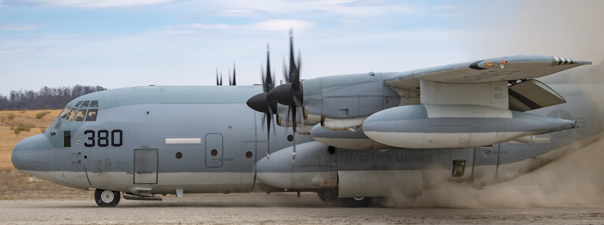 vmgr-252 otis marine aerial refueler transport squadron kc-130j super hercules usmc 61