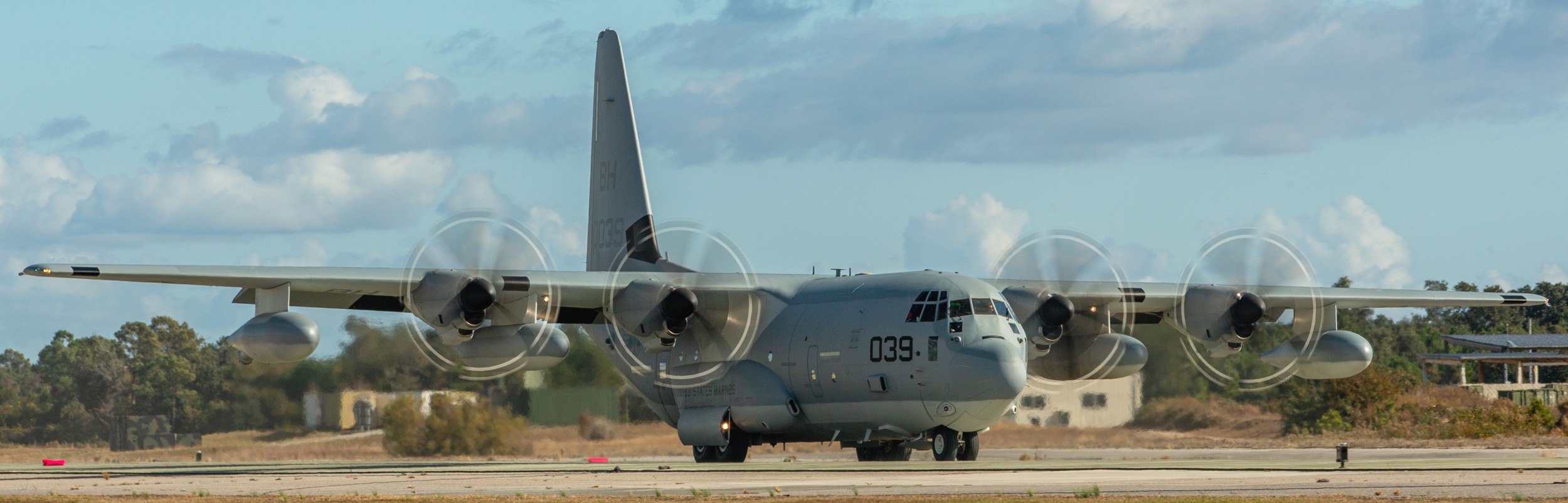 vmgr-252 otis marine aerial refueler transport squadron kc-130j super hercules usmc auxilary field bogue north carolina 74