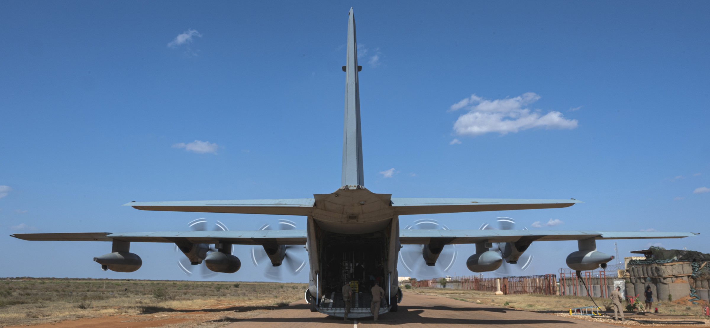 vmgr-252 otis marine aerial refueler transport squadron kc-130j super hercules camp lemonnier djibouti 86