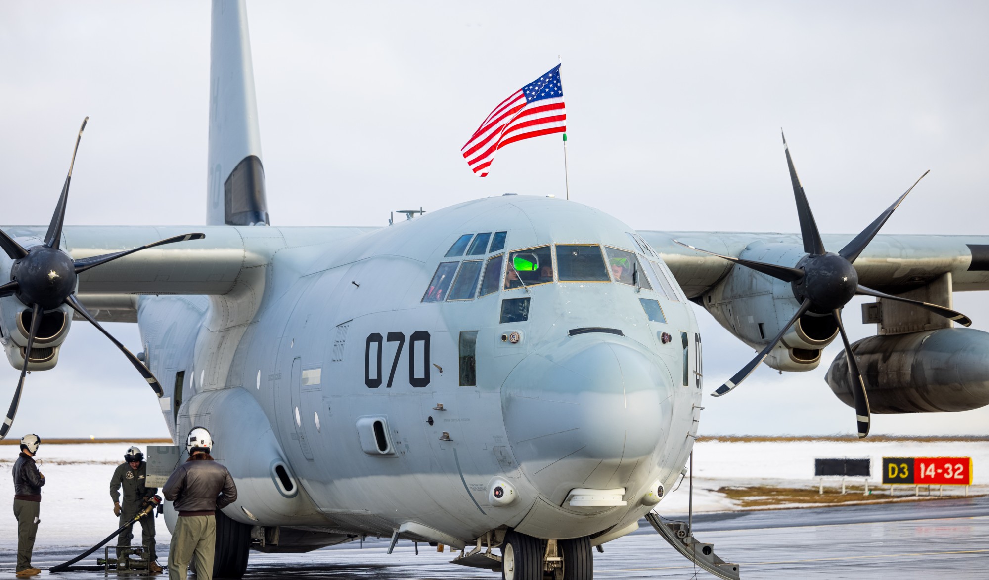 vmgr-252 otis marine aerial refueler transport squadron kc-130j super hercules nato nordic response andoya norway 118 