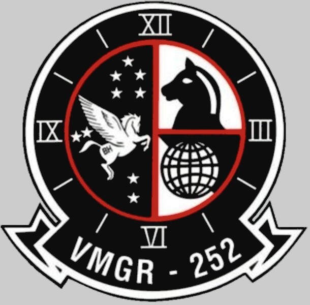 vmgr-252 otis insignia crest patch badge marine aerial refueler transport squadron kc-130j super hercules 02x