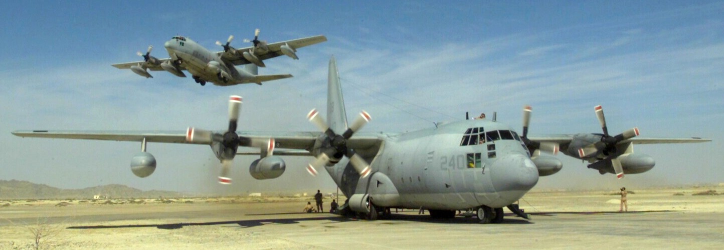 vmgr-352 raiders marine aerial refueler transport squadron kc-130r hercules usmc enduring freedom 2002