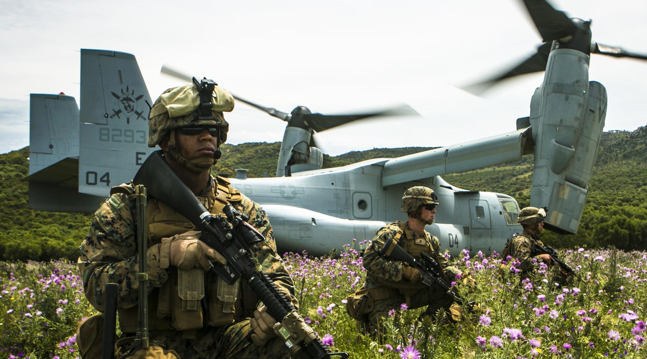 marine medium tiltrotor squadron vmm-266 fighting griffins mv-22b osprey spain 2015 50