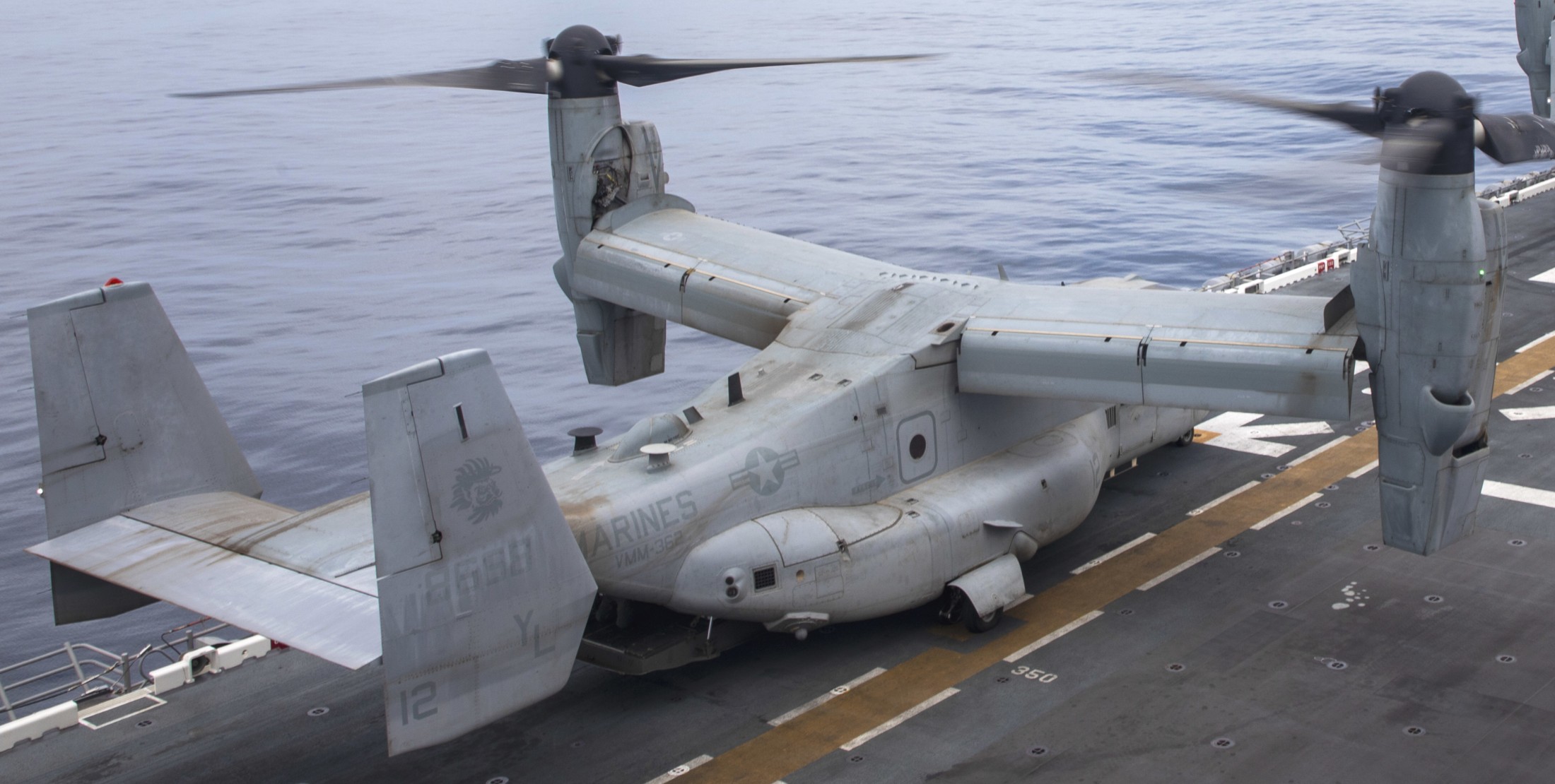 vmm-362 ugly angels marine medium tiltrotor squadron mv-22b osprey 45