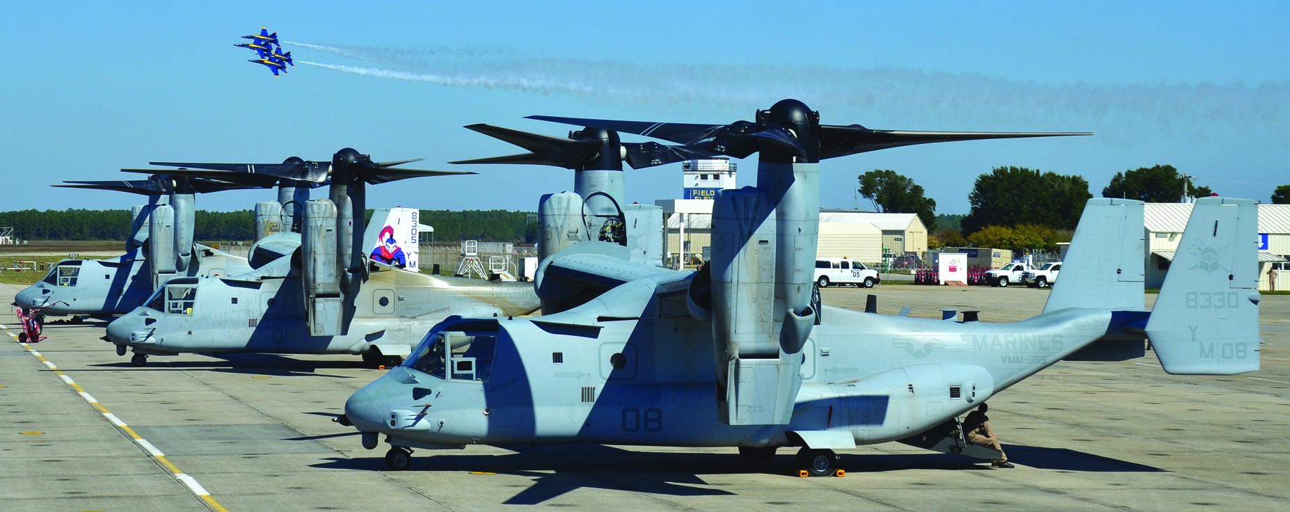 vmm-365 blue knights mv-22b osprey nas pensacola florida 2014 09