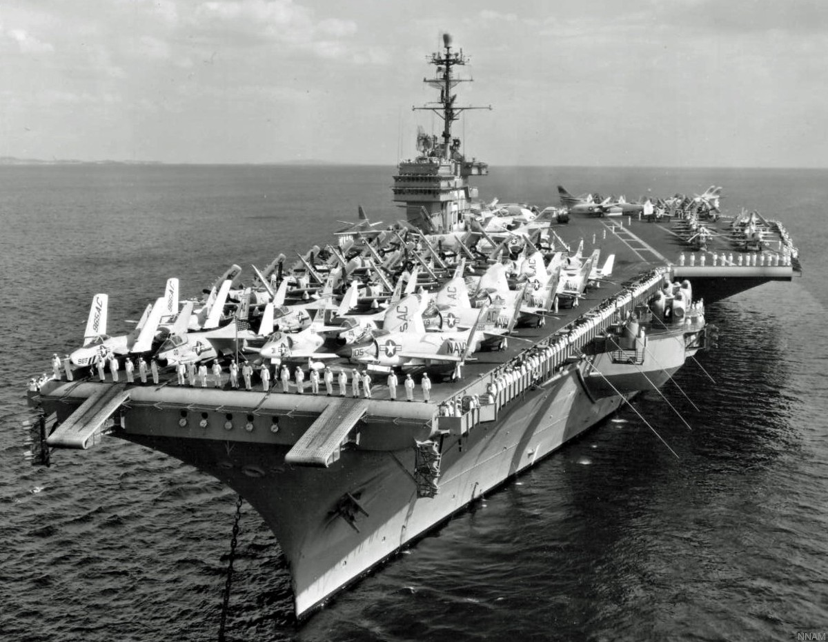 CVG-3 embarked on USS Saratoga (CVA 60) - 1958.
