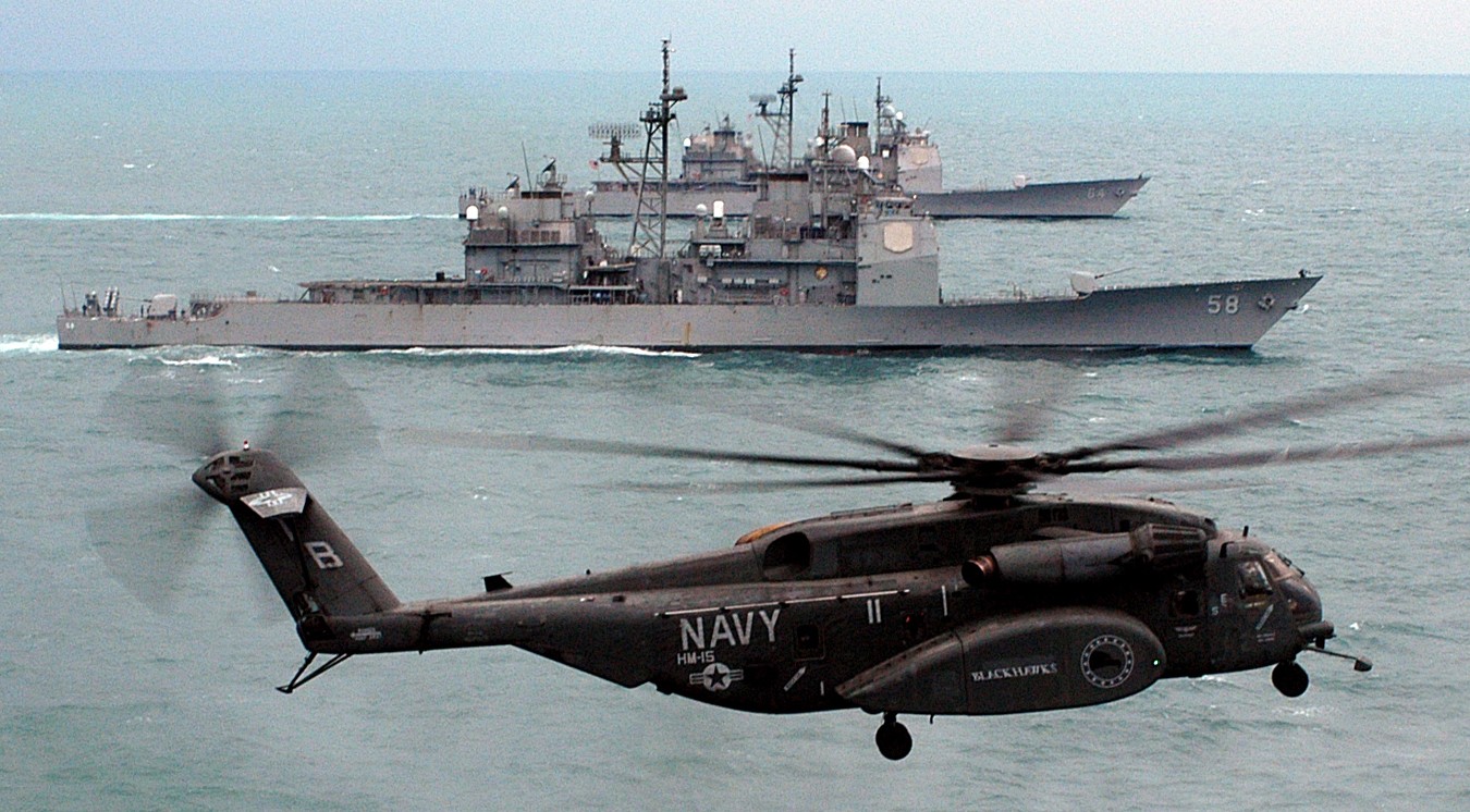 hm-15 blackhawks helicopter mine countermeasures squadron navy mh-53e sea dragon 110